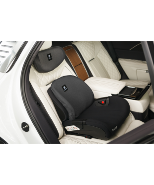 Автокресло Martin noir Elves+ Whole black (бустер со спинкой и подголовником, с Isofix) 